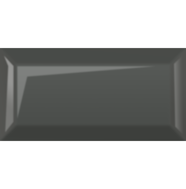 Плитка настенная Metrotiles Темно-серый грань 10х20   СК000035027
