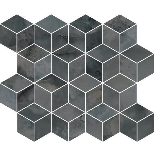 T017\14024 декор Джардини серый темный мозаичный  СК000032708
