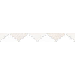 Бордюр Мореска белый (1504-0170)