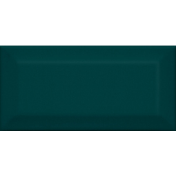16059 Плитка настенная Клемансо зеленый темный грань 7,4х15 (0,89м2/28,48м2/32уп)