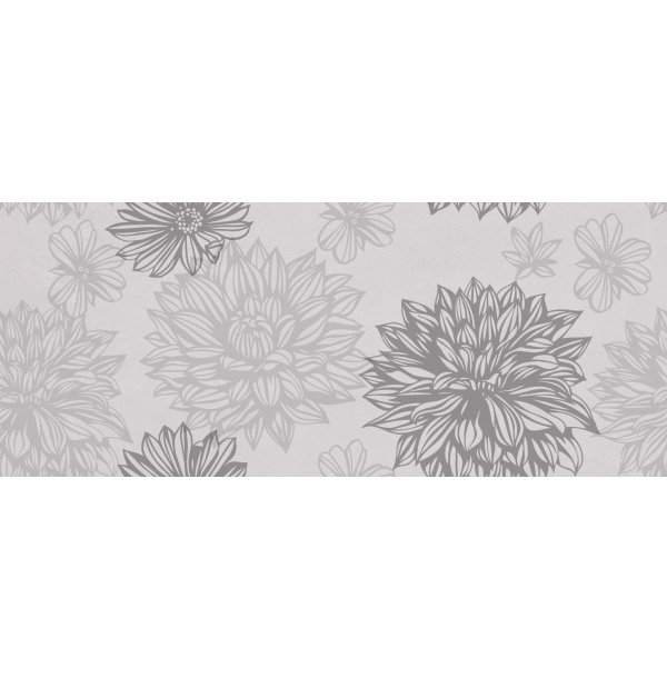 Плитка настенная Osaka Flower Серый  СК000023982