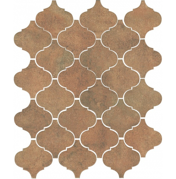 65003 плитка настенная Арабески котто рыжий 26x30 (0,59м2/28,32/48уп) СК000029976
