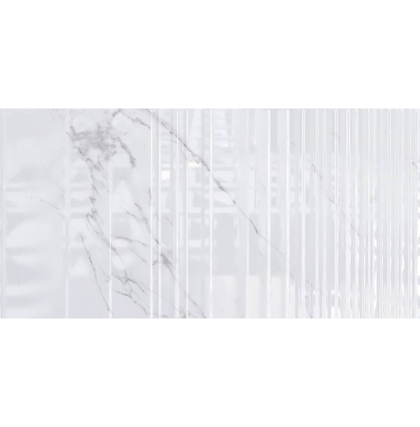 Плитка настенная Орлеан белая рельеф 30х60 (1,62м2/51,84м2) СК000038381
