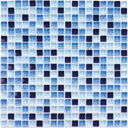 Мозаика Blue Drops стекло 8*15*15 - 30*30 