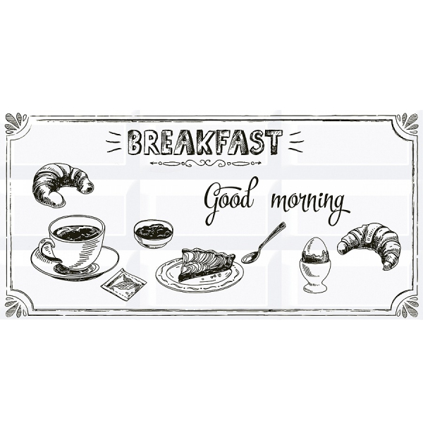 Декор ВОГ Breakfast1  20,1х40,5  СК000033676