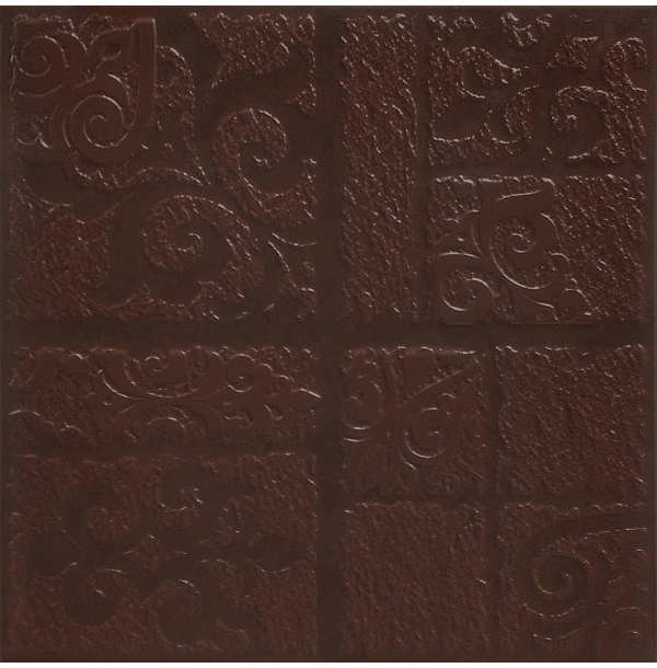 Клинкерная плитка Каир 4Д коричневый рельеф  СК000032872