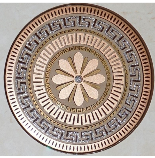 Декор Эфес бежевый круг d.10 СК000011130