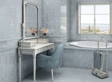 Керамическая плитка Каподимонте голубой / Capodimonte blue