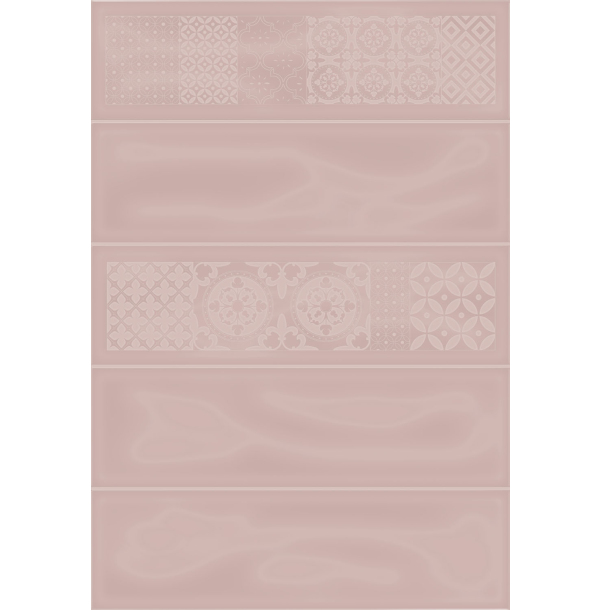 Плитка настенная Метро 3Д бежевый декор  СК000028538