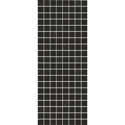 MM7204 Декор Алькала черный мозаичный 