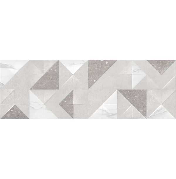 Плитка настенная Origami grey серый 03 30х90  СК000039032