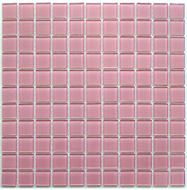 Мозаика Pink  glass  4*25*25 - 30*30 СК000028628