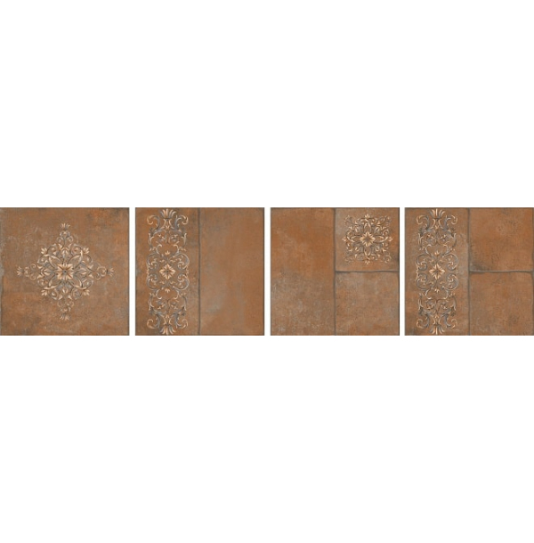 SG926400N Керамогранит Каменный остров коричневый декорированный 30х30 (1,44м2/57,6м2/40уп) СК000018161