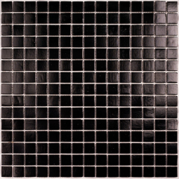 Мозаика Simple Black (на бумаге) стекло 4*20*20 32.7х32.7
