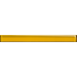 Бордюр стеклянный Universal Glass желтый (UG1H061)