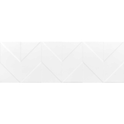 Плитка настенная Танага 7Д белый 25х75 