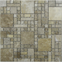 Мозаика из нат. камня Tetris (высота 7мм)