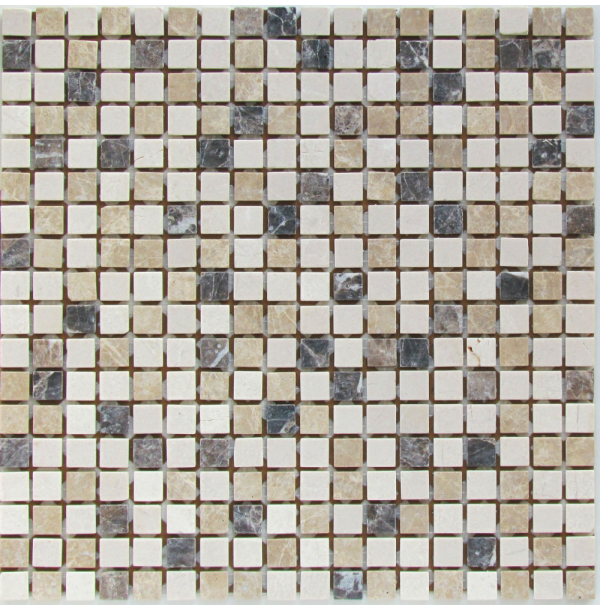Мозаика из нат. камня Turin-15 slim (Matt) 4mm СК000028826