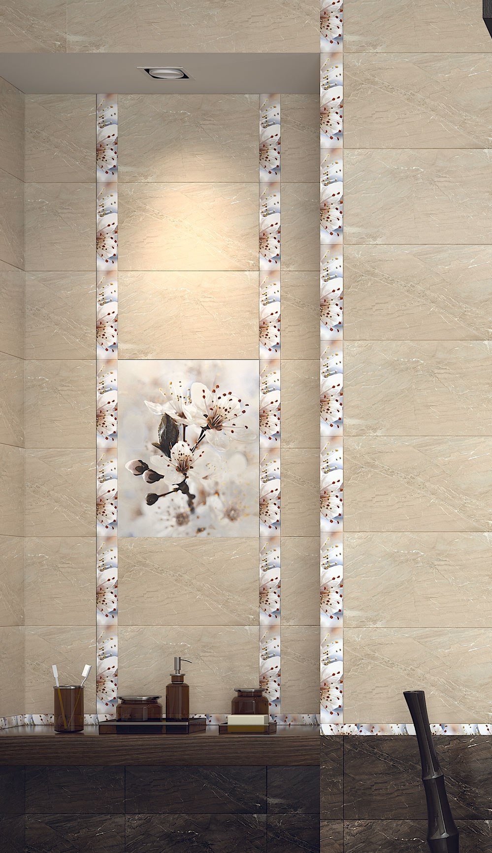 Керамическая плитка Сакура от Голден Тайл (Golden Tile) купить в интернет-магазине mkplitka.ru - 3