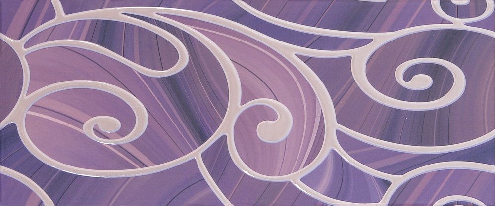 Керамическая плитка Arabeski purple / Арабески пурпурный от Gracia Ceramica купить в интернет-магазине mkplitka.ru - 5